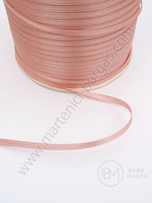 Panglică de satin 3mm roz očetr cenușiu 20 metri 451513