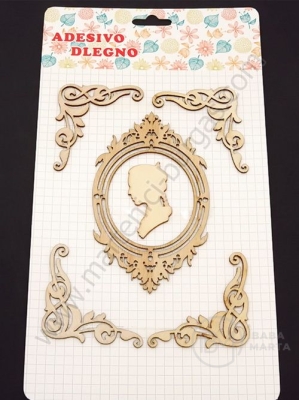 Elemente decorative din lemn 1 pachet 182022