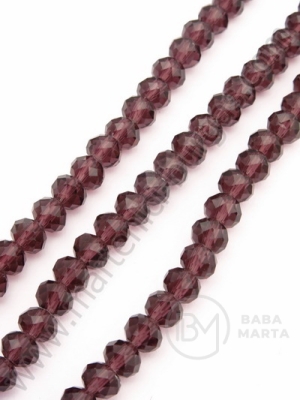 Șir de cristale 6x4mm ~95 buc 44cm 1 buc 342020
