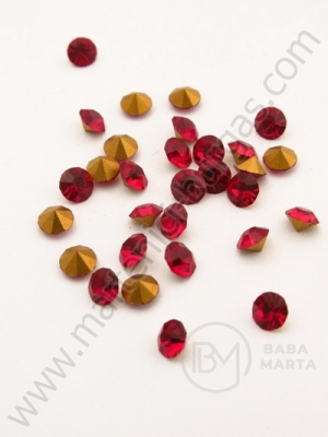 Pietricele de vitola cehă 4.2 mm red ~1400 buc 1 pachet 151032
