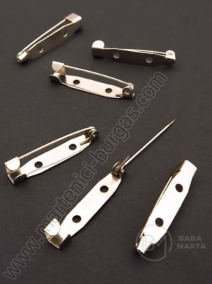 Închizatore metallice 32x6mm color argintie 1 pachet 50 buc 301641