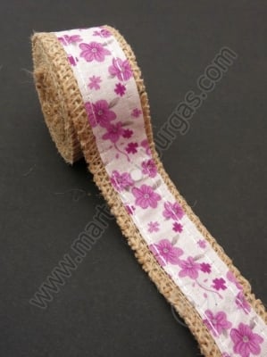 Bandă de pânză de sac cu bandă textilă width 25mm - length ~2 meters 1 rollă 462059
