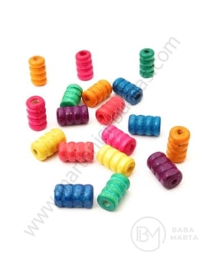 Cilindru colorat 7,5x12mm gaură 2,5mm 1 pachet 40g ~175 buc 321207