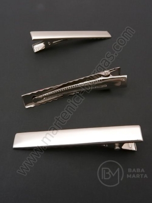 Clemă metalică 56x8mm color argintie 1 pachet 10 buc 301955