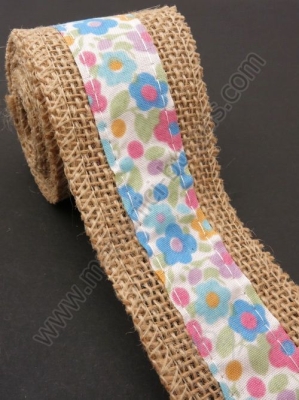 Bandă de pânză de sac cu bandă textilă width 50mm - length ~2 meters 1 rollă 462123