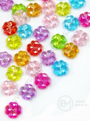 Trifoi 14x4.5mm mix AB arc gaură 1.5mm 1 pachet 40g ~140 buc 312913