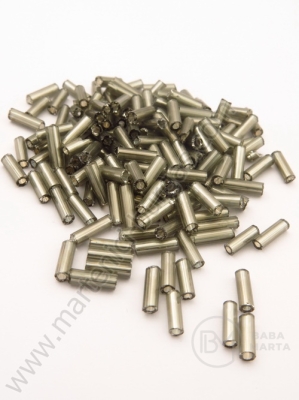 Tijă de sticlă cu argint 7x2mm gri 50g 331020