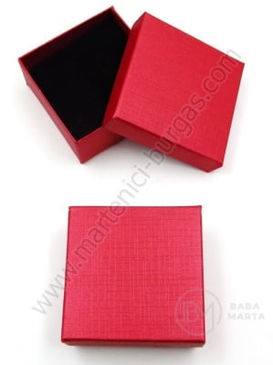 Bijuterii drăguțe 7.4x7.4x3.2cm bordo 1 buc 113067