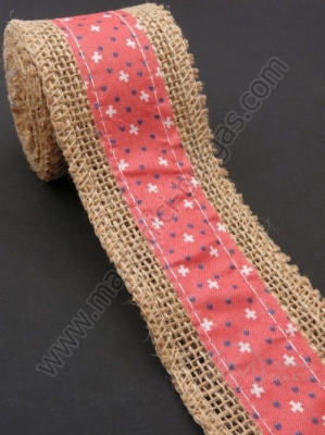 Bandă de pânză de sac cu bandă textilă width 50mm - length ~2 meters 1 rollă 462104