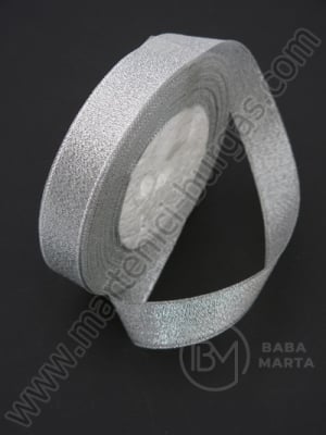 Panglică organza 20mm argint ~22 metri 451487
