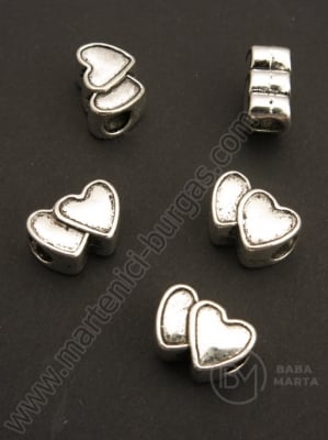 Mărgele 14x9x7mm gaură metalică ~4mm 1 buc 309565