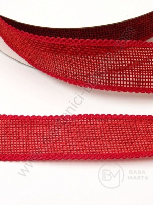 Panglică de pânză de sac 25mm rouma 1 pachet 5 metri 461348
