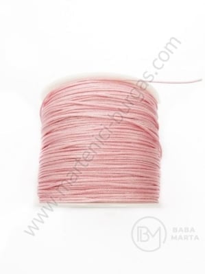 Cordon poliester roz ~0,8 mm ~45 metri 1 rolă 441406