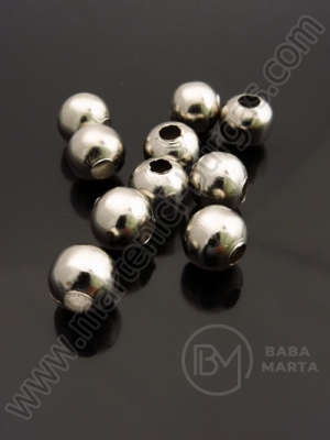 Bilă metalică 10mm color argintie 30 buc 308229