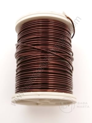 Sârmă de cupru 1.0 mm maro ~6 metri 1 rolă 141186