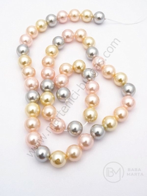 Perlă Mallorca 8mm ASORTATĂ 39cm ~48 buc 1 șir 355344