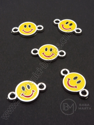 Element de conectare CCB 25.5x15mm smile 1 pachet 10 buc 318419