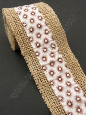 Bandă de pânză de sac cu bandă textilă width 50mm - length ~2 meters 1 rollă 462075