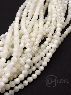 Collier cu mărgele de 5mm clasa A ~82 pieces 1 buc 352002