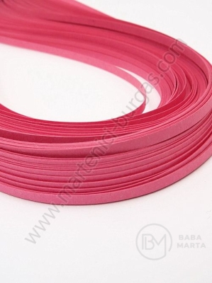 Panglici pentru quilling 3mm x 390mm roz închis 1 pachet 120 buc 175008