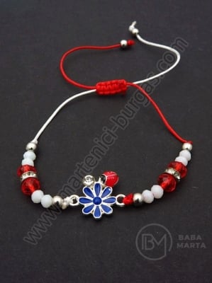 Margele metallice Martenitsa si cristale 1 pachet 12 buc 104520
