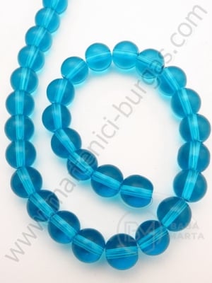 Mărgele de sticlă 12mm albastre ~29 bucăți 1 bucată 343083