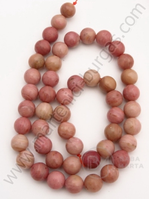 Bilă naturală de rodonit 8mm. ~45 buc. Prima dată. 351176