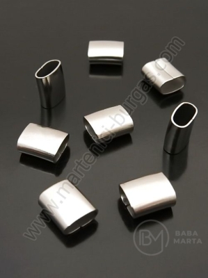 Mărgele 9x5mm OȚEL (304) gaură 7.5x3mm 1 pachet 2 buc 307916
