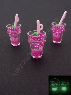 Lampă suspendată 20x13mm borcan cu cocktail de fructe 1 paquet 2 pieces 335610