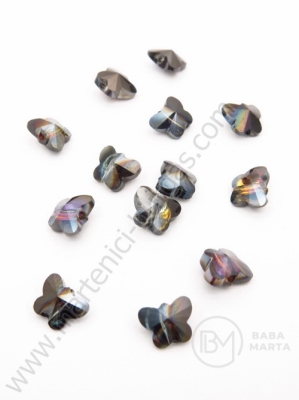 Fluture cristal 6x7.5x4.5mm gaură galvanizată 1.2mm 1 pachet 5 buc 335358