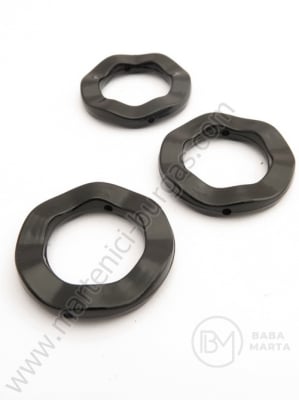 Șaibă neagră 34x4mm gaură 2mm 40g ~16buc 311479