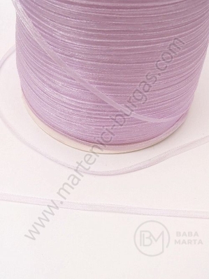 Panglică organza 3mm violet lumină 20 metri 451238