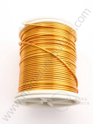 Sârmă de cupru 1.0 mm auriu ~6 metri 1 rolă 141002