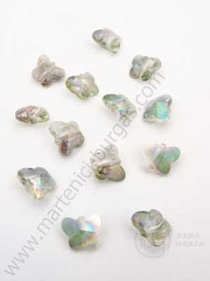 Fluture cristal 6x7.5x4.5mm gaură galvanizată 1.2mm 1 paket 5 buc 335362