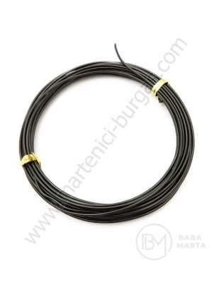 Sârmă de aluminiu 1,5 mm culoare neagră 1 pachet ~5 metri 141207