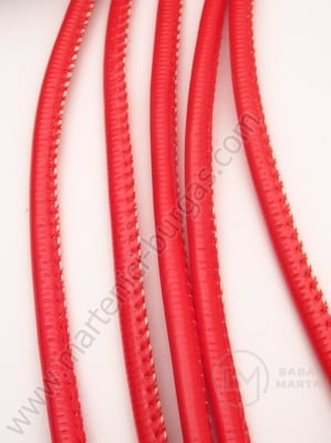 Piele rouma lucioasa cu umplutura 5mm 5 metri 421084