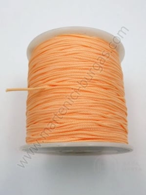 Sfoară de polyester ~0,8 mm color peachică ~125 meters 1 rollă 441392