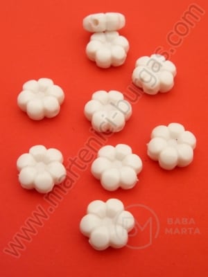 Floare albă 10x4mm 1 pachet 40g ~120 buc 311284