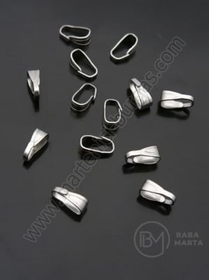 Pandantiv Capac 6x3x2mm OȚEL (304) 1 pachet 20 buc 305739
