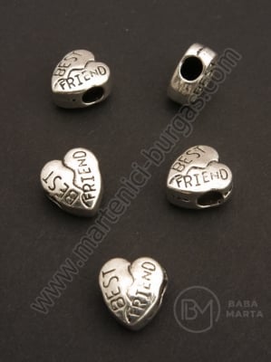 Mărgele 12x11x7mm gaură metalică ~4mm 1 buc 309566