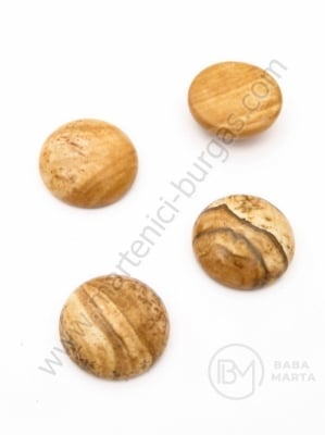 Cabochon Jaspis peisaj 16x6mm 1 buc 191189
