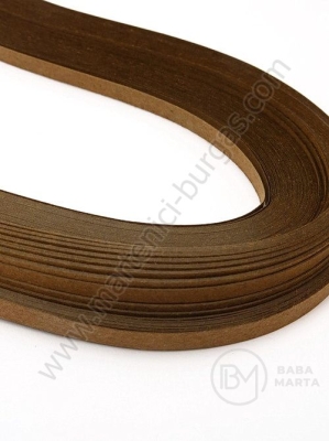 Benzi de quilling 5mm x 530mm maro, 1 pachet, 120 buc. 175065