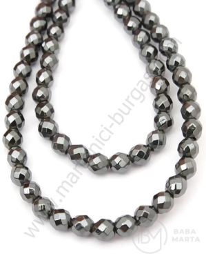 Mărgele de hematit fațetate, nemagnetice, 4mm ~100 buc 1 buc 351788