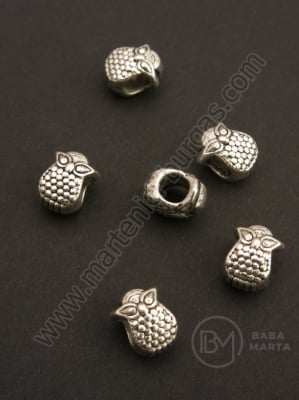 Mărgele 10x7x7mm gaură metalică ~4mm 1 buc 309573