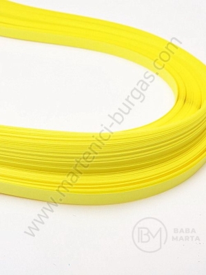 Benzi de quilling 5mm x 530mm galbene, 1 pachet, 120 buc. 175056