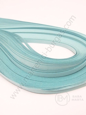 Benzi de quilling 3mm x 390mm albastru deschis 1 pachet 120 buc 175015