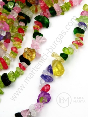 Mix chipsuri Naniz Crackle 5-7mm 85cm 1 buc 355372