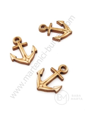 Ancoră din lemn 27x20x3mm gaură 3mm 1 pachet 10 buc 181708