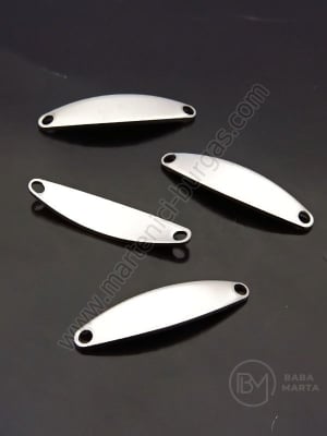 Element de conectare OȚEL (201) 25x6x1mm hole 1.6mm 1 pachet 3 buc 305784