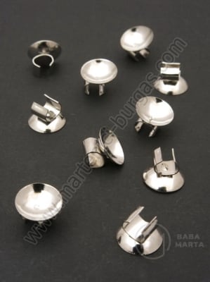 Element metalic pentru bijuterii 10x7mm culoare argintie 1 pachet 10 buc 301872